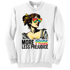 More Pride Less Prejudice Lgbt Pride Month More Pride Sweatshirt