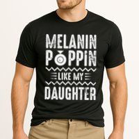Melanin Poppin Like My Daughter Gift Cooling Performance Crew T-Shirt