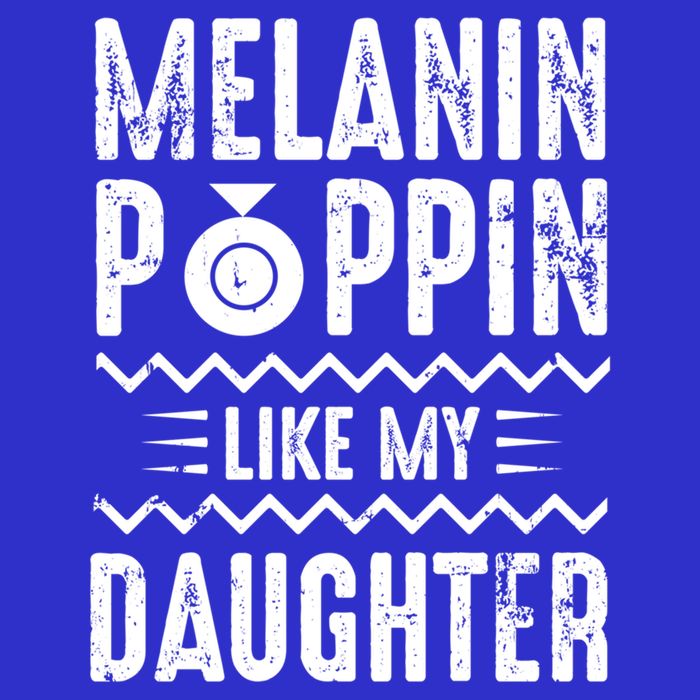 Melanin Poppin Like My Daughter Gift Zip Tote Bag