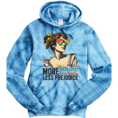 More Pride Less Prejudice Lgbt Pride Month More Pride Tie Dye Hoodie