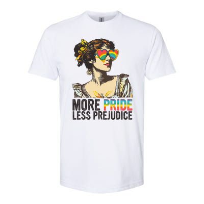 More Pride Less Prejudice Lgbt Pride Month More Pride Softstyle CVC T-Shirt