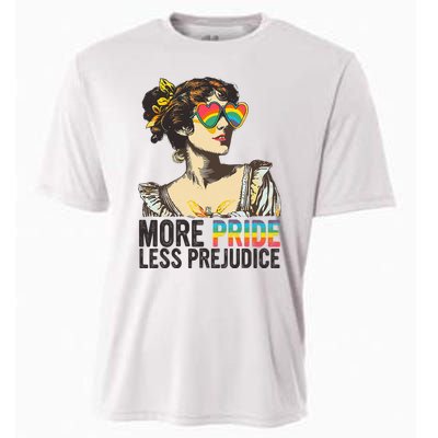 More Pride Less Prejudice Lgbt Pride Month More Pride Cooling Performance Crew T-Shirt