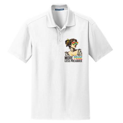 More Pride Less Prejudice Lgbt Pride Month More Pride Dry Zone Grid Polo