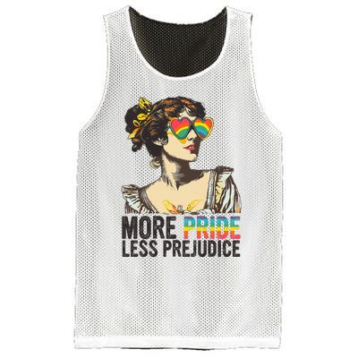 More Pride Less Prejudice Lgbt Pride Month More Pride Mesh Reversible Basketball Jersey Tank