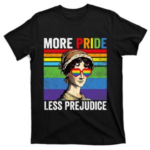 More Pride Less Prejudice Lgbt Gay Proud Ally Pride Month Funny T-Shirt