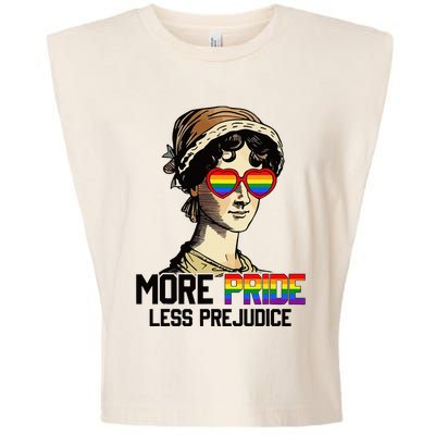 More Pride Less Prejudice Lgbt Gay Proud Ally Pride Month Garment-Dyed Women's Muscle Tee