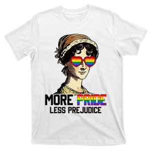 More Pride Less Prejudice Lgbt Gay Proud Ally Pride Month T-Shirt