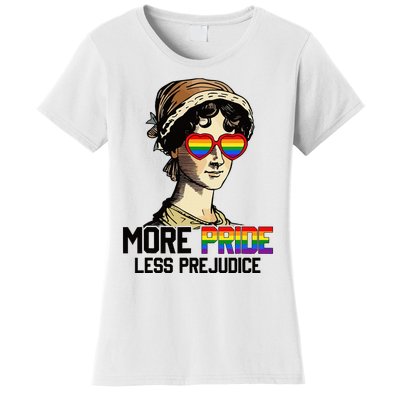 More Pride Less Prejudice Lgbt Gay Proud Ally Pride Month Women's T-Shirt