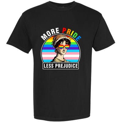 More Pride Less Prejudice Lgbt Gay Proud Ally Pride Month Funny Garment-Dyed Heavyweight T-Shirt