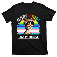 More Pride Less Prejudice Lgbt Gay Proud Ally Pride Month Funny T-Shirt