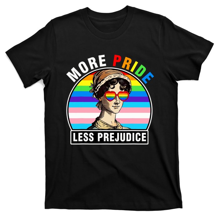 More Pride Less Prejudice Lgbt Gay Proud Ally Pride Month Funny T-Shirt