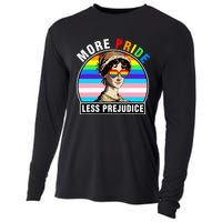 More Pride Less Prejudice Lgbt Gay Proud Ally Pride Month Funny Cooling Performance Long Sleeve Crew