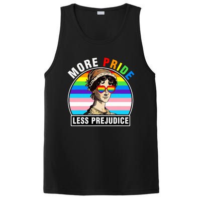 More Pride Less Prejudice Lgbt Gay Proud Ally Pride Month Funny PosiCharge Competitor Tank