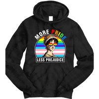 More Pride Less Prejudice Lgbt Gay Proud Ally Pride Month Funny Tie Dye Hoodie