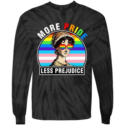 More Pride Less Prejudice Lgbt Gay Proud Ally Pride Month Funny Tie-Dye Long Sleeve Shirt