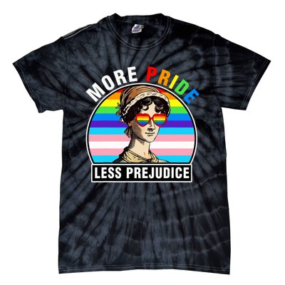 More Pride Less Prejudice Lgbt Gay Proud Ally Pride Month Funny Tie-Dye T-Shirt