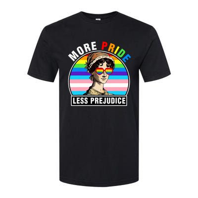 More Pride Less Prejudice Lgbt Gay Proud Ally Pride Month Funny Softstyle CVC T-Shirt