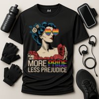 More Pride Less Prejudice Pride Month LGBTQ  Performance Shirt
