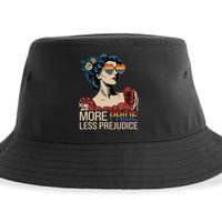 More Pride Less Prejudice Pride Month LGBTQ  Sustainable Bucket Hat