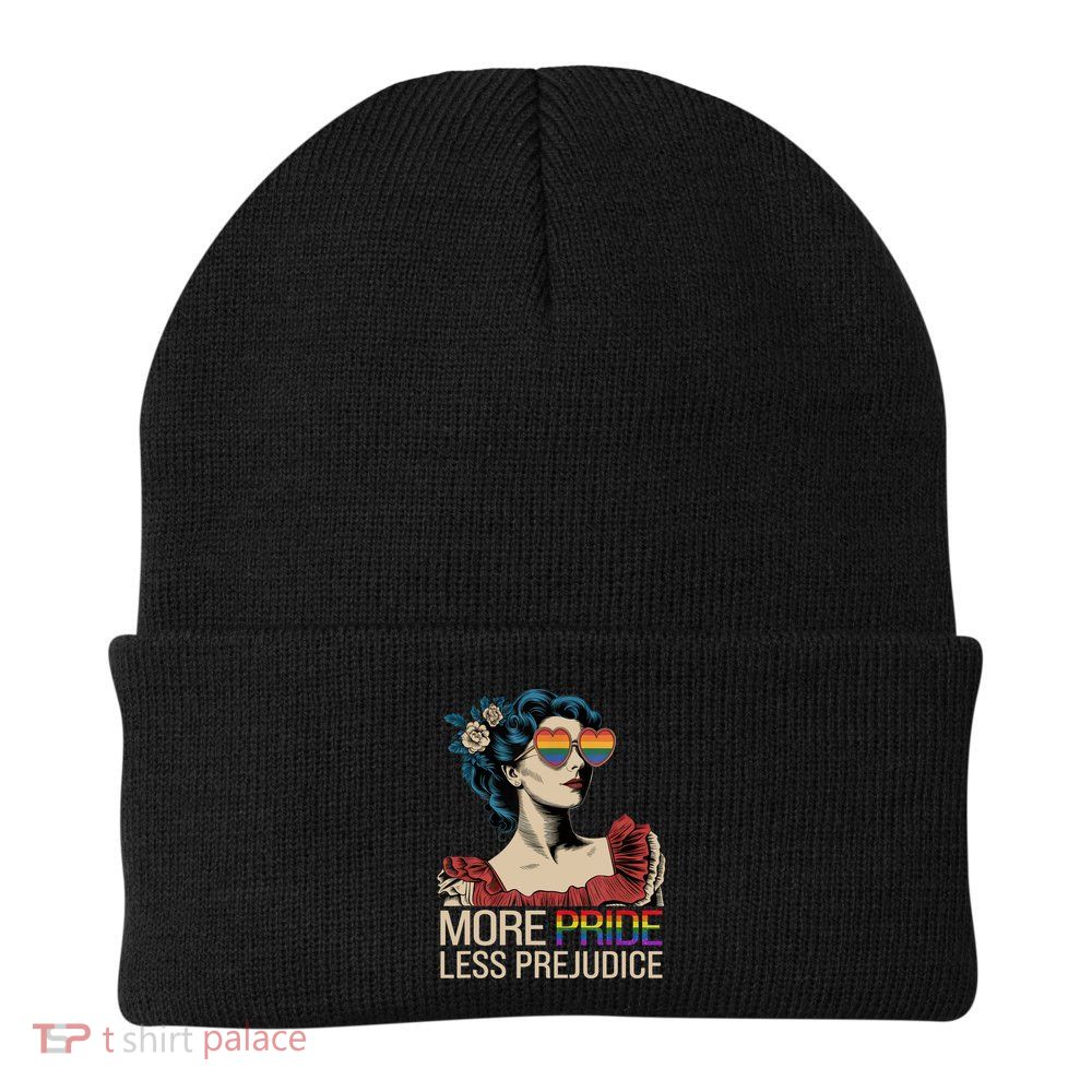 More Pride Less Prejudice Pride Month LGBTQ  Beanie