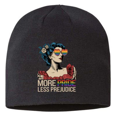 More Pride Less Prejudice Pride Month LGBTQ  Sustainable Beanie