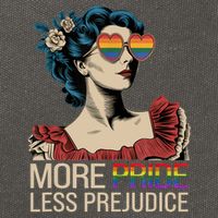 More Pride Less Prejudice Pride Month LGBTQ  Cotton Canvas Backpack