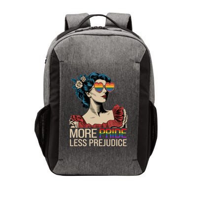More Pride Less Prejudice Pride Month LGBTQ  Vector Backpack