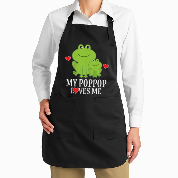 My Poppop Loves Me For Grandson Apron
