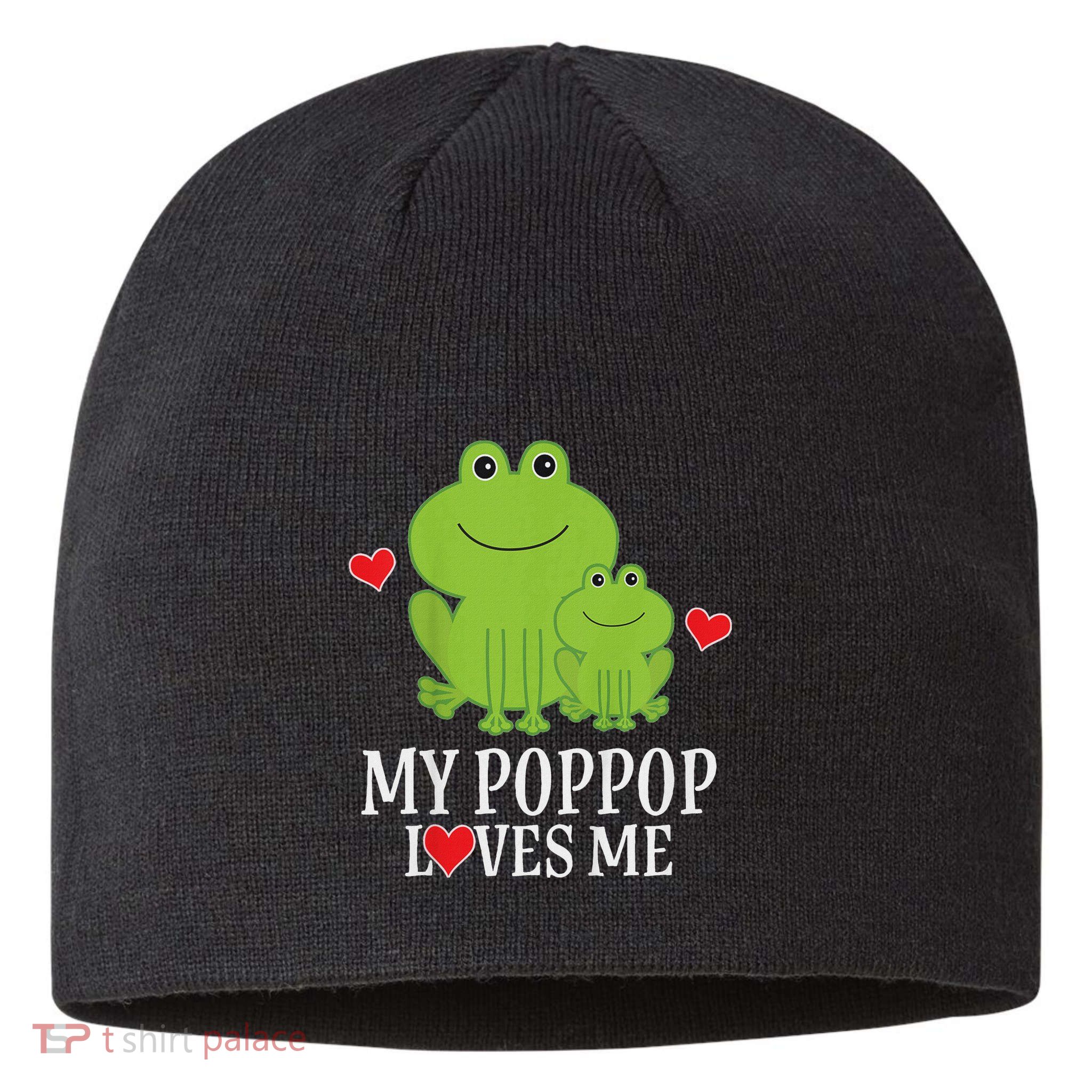 My Poppop Loves Me For Grandson Sustainable Beanie
