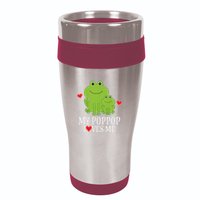 My Poppop Loves Me For Grandson 16oz Travel Tumbler