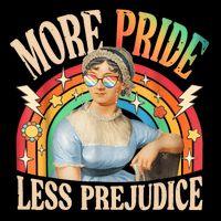 More Pride Less Prejudice Lgbtq Rainbow Button