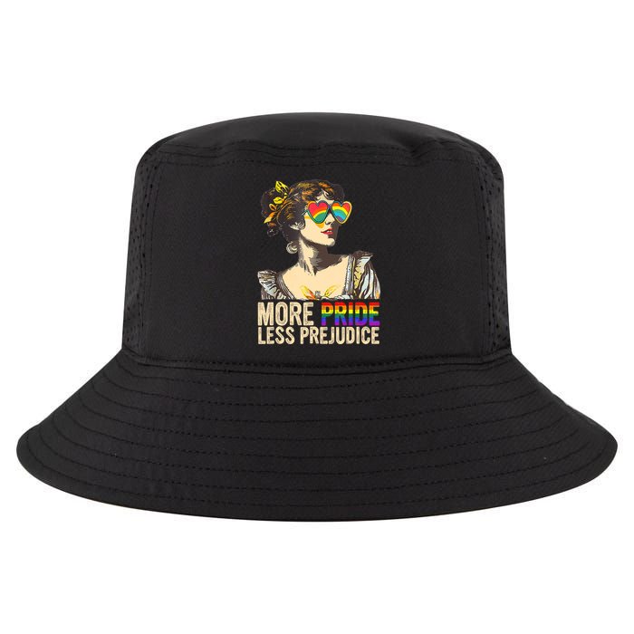 More Pride Less Prejudice Lgbtq Rainbow Cool Comfort Performance Bucket Hat