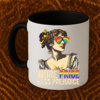 More Pride Less Prejudice Lgbtq Rainbow Mug
