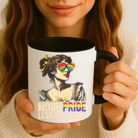 More Pride Less Prejudice Lgbtq Rainbow Mug