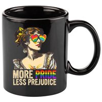 More Pride Less Prejudice Lgbtq Rainbow 11oz C Handle Ceramic Mug