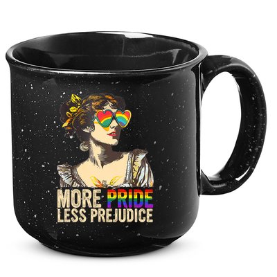 More Pride Less Prejudice Lgbtq Rainbow 15oz Campfire Ceramic Mug