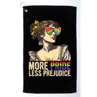 More Pride Less Prejudice Lgbtq Rainbow Golf Towel