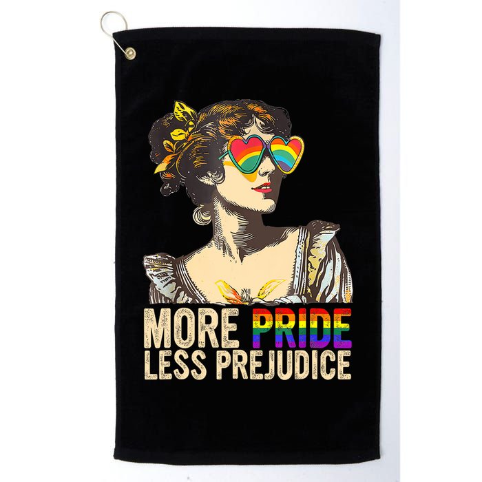 More Pride Less Prejudice Lgbtq Rainbow Golf Towel