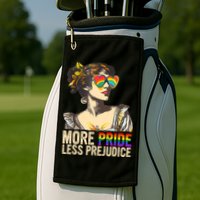 More Pride Less Prejudice Lgbtq Rainbow Golf Towel