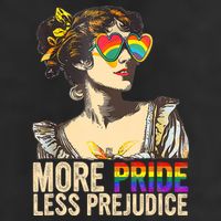 More Pride Less Prejudice Lgbtq Rainbow Golf Towel