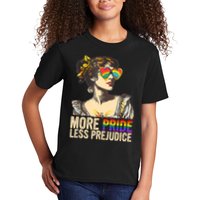 More Pride Less Prejudice Lgbtq Rainbow Kids T-Shirt