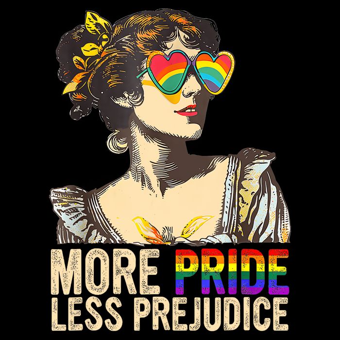 More Pride Less Prejudice Lgbtq Rainbow Kids T-Shirt