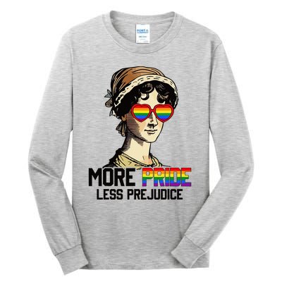 More Pride Less Prejudice Lgbt Gay Proud Ally Pride Month Tall Long Sleeve T-Shirt