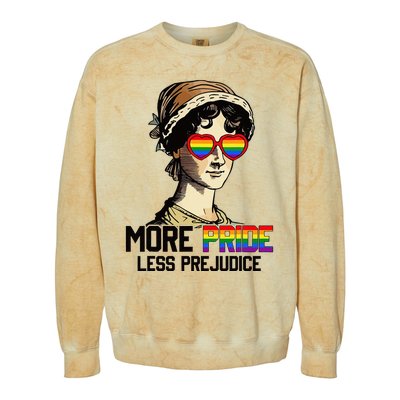 More Pride Less Prejudice Lgbt Gay Proud Ally Pride Month Colorblast Crewneck Sweatshirt