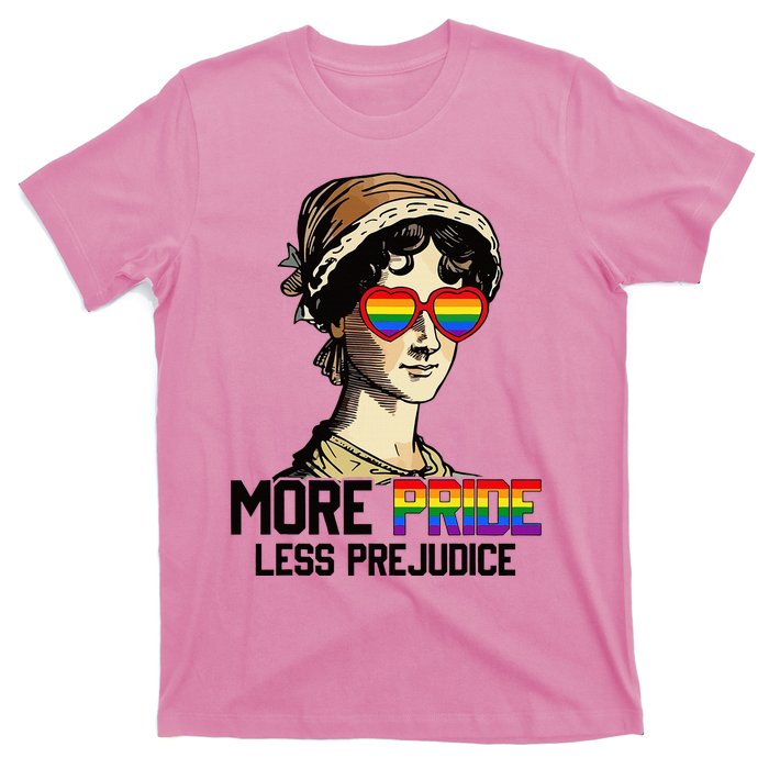 More Pride Less Prejudice Lgbt Gay Proud Ally Pride Month T-Shirt