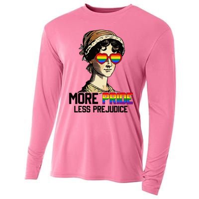 More Pride Less Prejudice Lgbt Gay Proud Ally Pride Month Cooling Performance Long Sleeve Crew