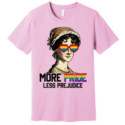 More Pride Less Prejudice Lgbt Gay Proud Ally Pride Month Premium T-Shirt