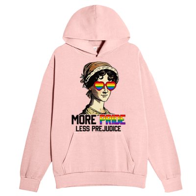 More Pride Less Prejudice Lgbt Gay Proud Ally Pride Month Urban Pullover Hoodie