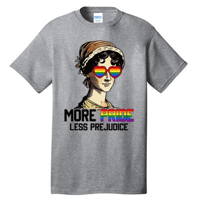 More Pride Less Prejudice Lgbt Gay Proud Ally Pride Month Tall T-Shirt