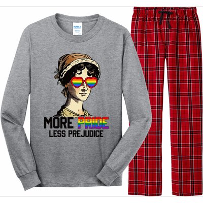 More Pride Less Prejudice Lgbt Gay Proud Ally Pride Month Long Sleeve Pajama Set